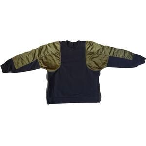 N°21 Military Zip Sides Sweatshirt Green Black Medium